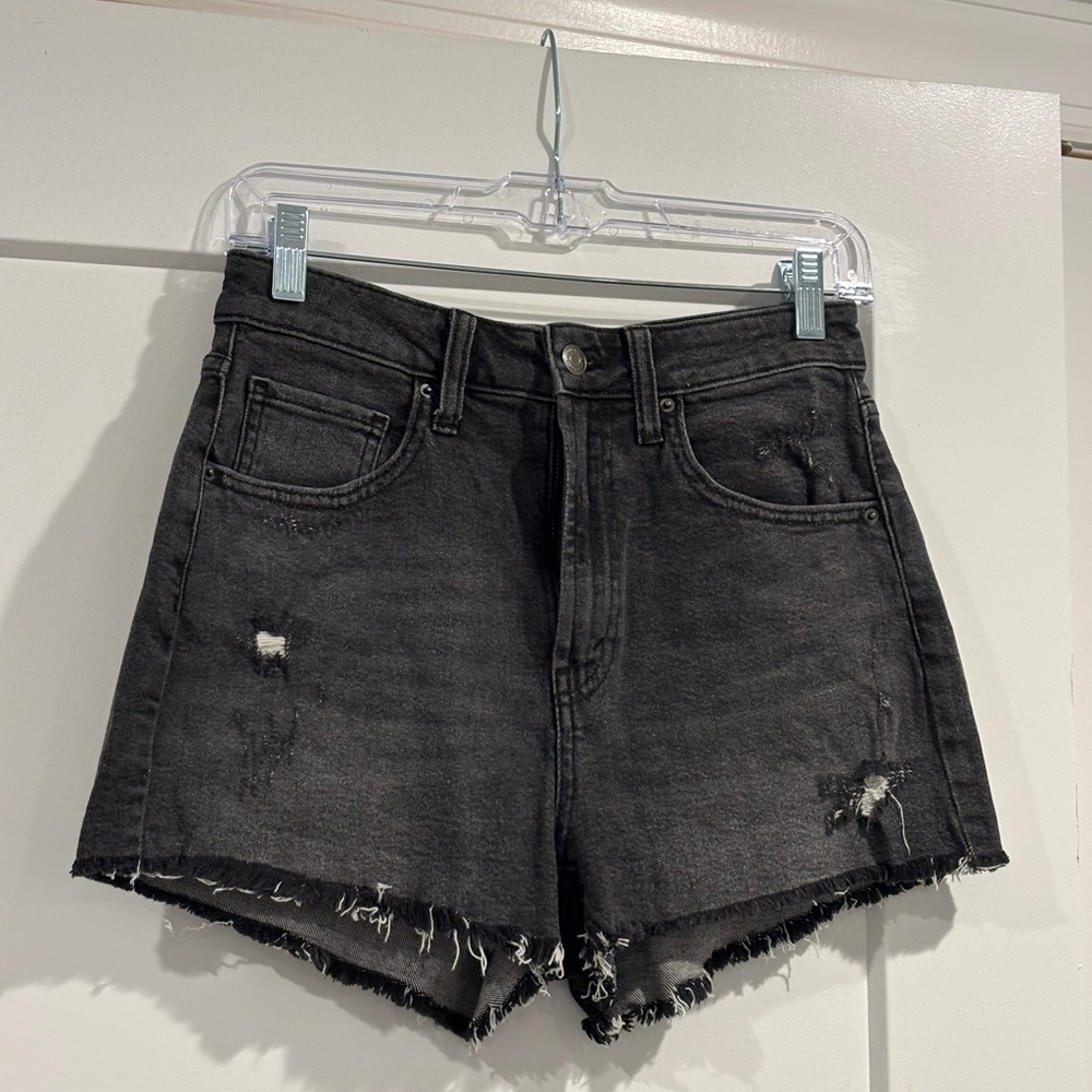 Wild Fable Black Distressed Jean Shorts